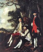 Peter Darnell Muilman Charles Crokatt and William Keable in a Landscape Thomas